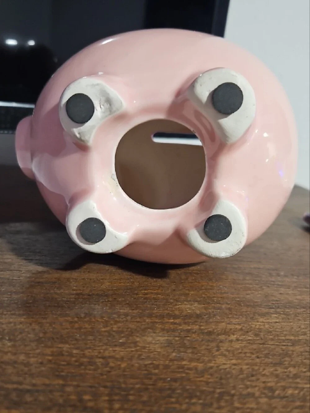 Classic Pink Ceramic Piggy Bank - Home Accents